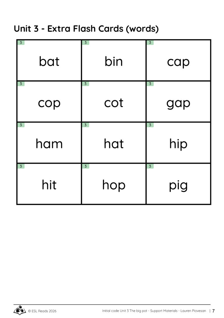 Unit 3 The Big Pot Support Materials7