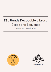 ESL Reads Decodable Series Scope and Sequence website